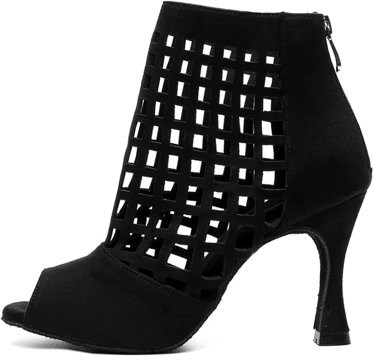 DS Zapatos de Tacón de Cuero Personalizados para Mujeres - Zapatos de Baile - Jazz-Zapatos - Mujer-VyFlair