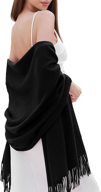 Bufanda de Cachemira Mujer - Chal Suave - Invierno Cálido