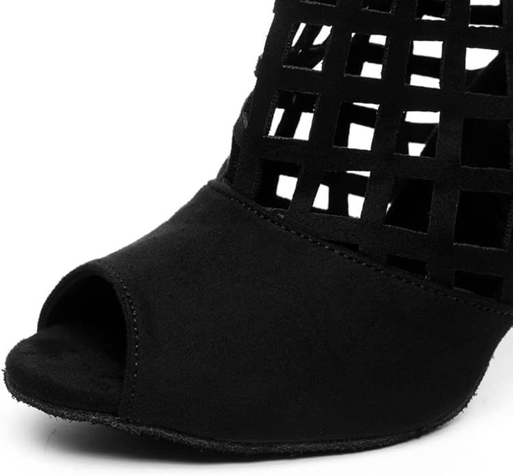 DS Zapatos de Tacón de Cuero Personalizados para Mujeres - Zapatos de Baile - Jazz-Zapatos - Mujer-VyFlair