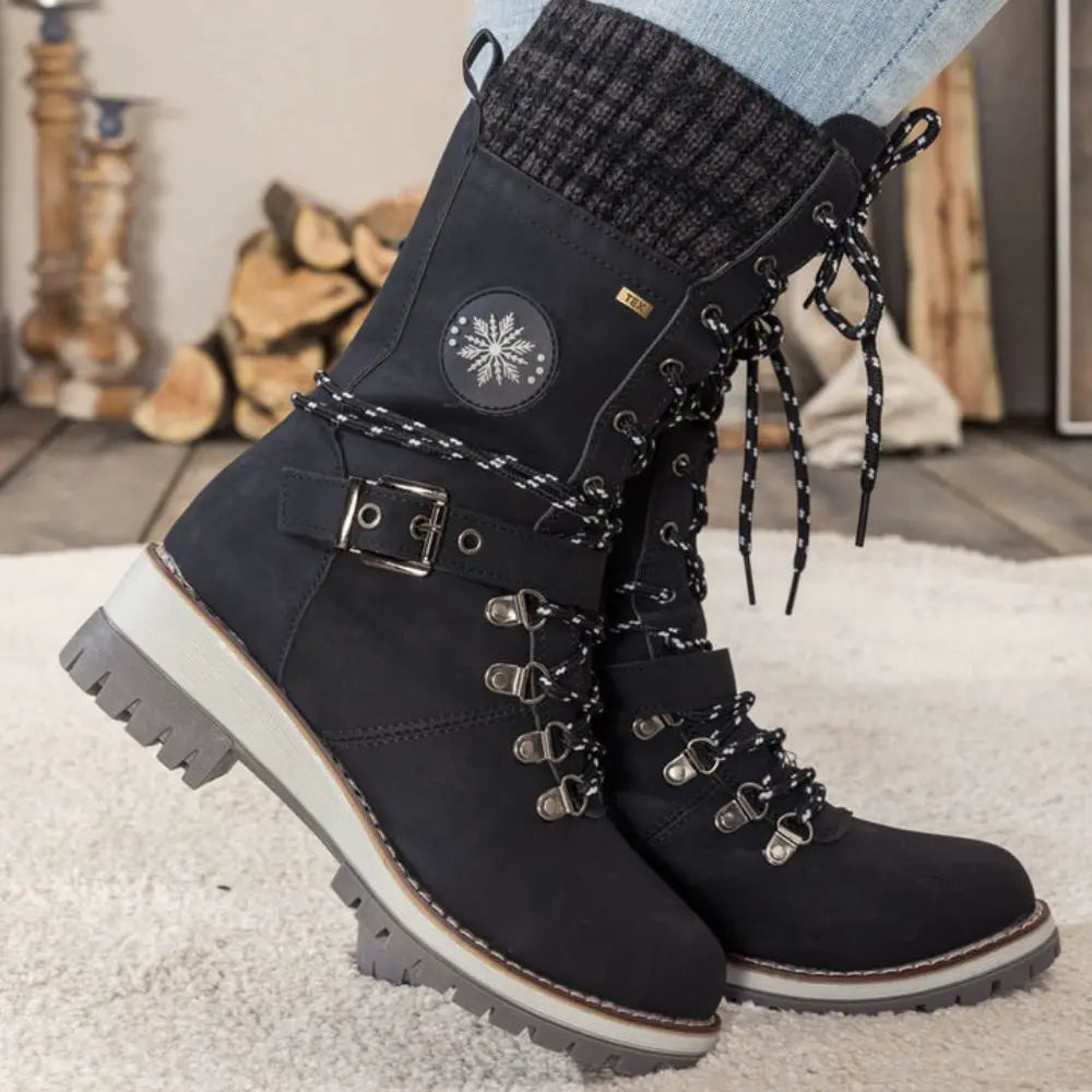Louise | Botas de Invierno Ortopédicas para Mujeres - Cálidas - Elegantes - Estables-Zapatos - Mujer-VyFlair