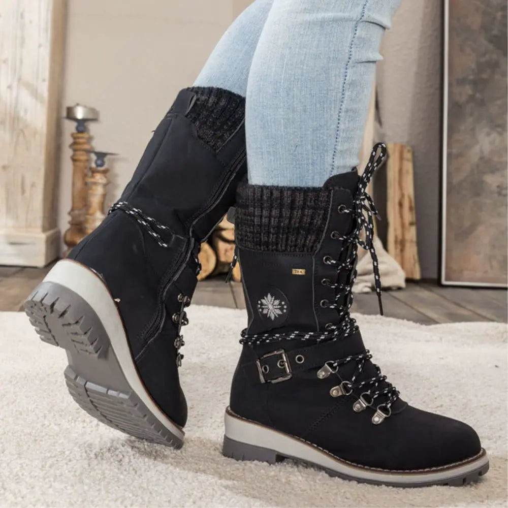 Louise | Botas de Invierno Ortopédicas para Mujeres - Cálidas - Elegantes - Estables-Zapatos - Mujer-VyFlair