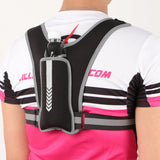 Chaleco Reflectante para Correr con Bolsa Frontal