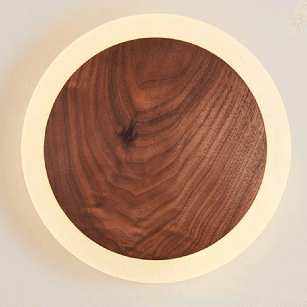 Nordic Walnut LED Wall Light