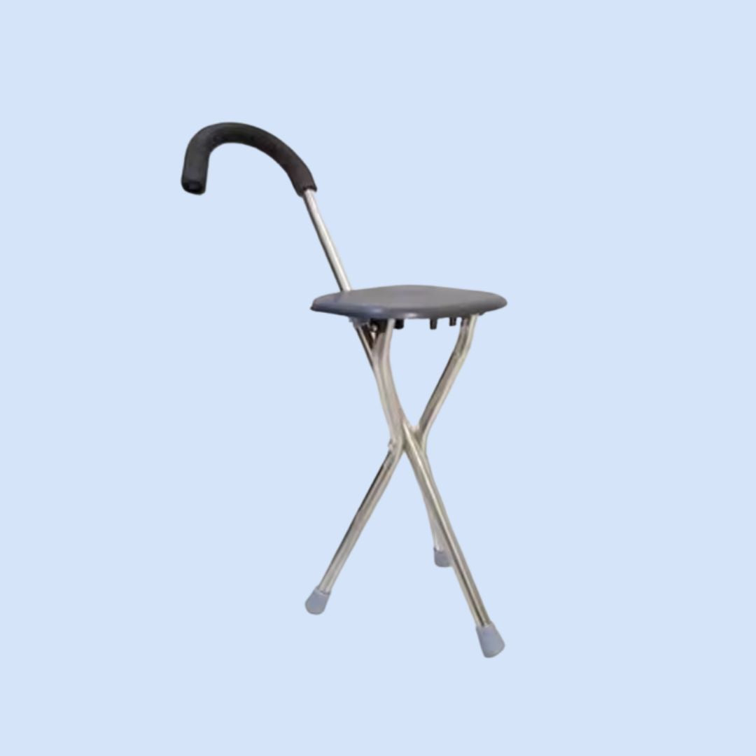 CrutchSeat Taburete Plegable para Muletas Portátil