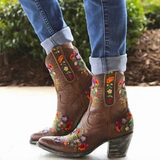 Marly - Botas de Vaquera Vintage Resistentes al Agua - Estilo - Comodidad - Durabilidad-Zapatos - Mujer-VyFlair