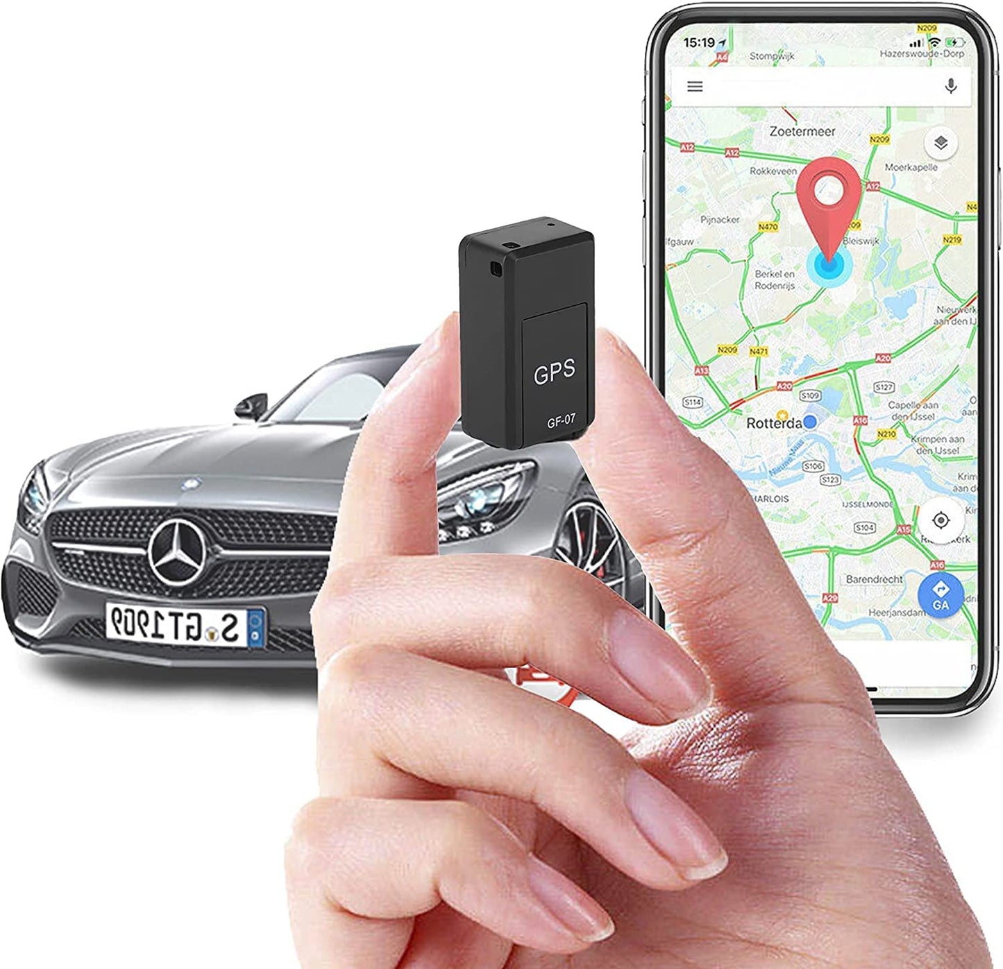 Rastreador GPS | Dispositivo de Rastreo de Vehículos en Tiempo Real Magnético