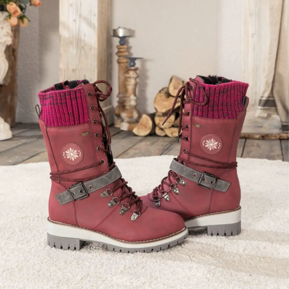Louise | Botas de Invierno Ortopédicas para Mujeres - Cálidas - Elegantes - Estables-Zapatos - Mujer-VyFlair