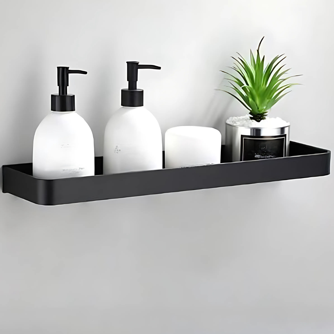 Estante de Pared Metal Baño - Almacenamiento Moderno Compacto