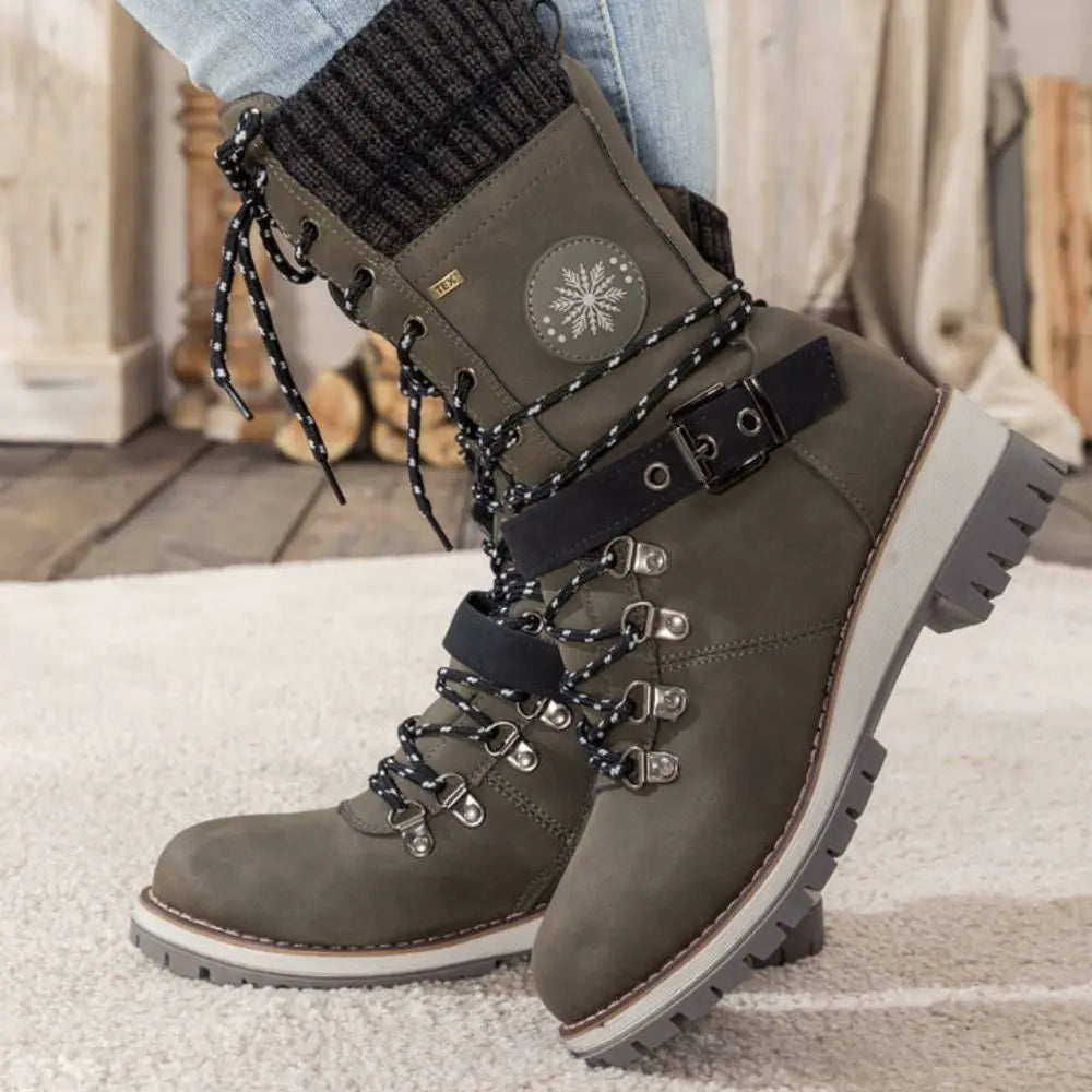 Louise | Botas de Invierno Ortopédicas para Mujeres - Cálidas - Elegantes - Estables-Zapatos - Mujer-VyFlair
