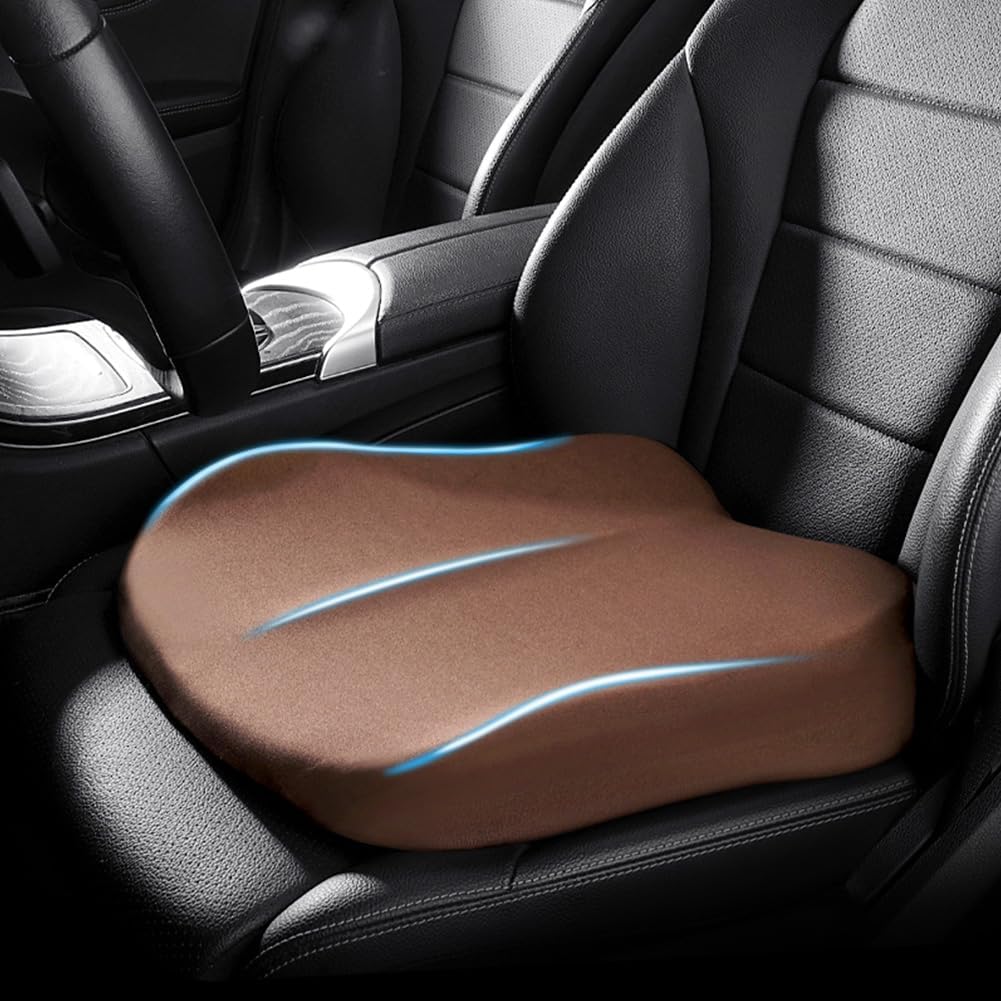 ComfortDrive Cojín Elevado Ergonómico con Soporte Lumbar