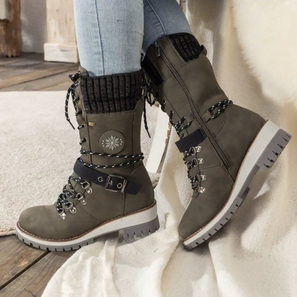Louise | Botas de Invierno Ortopédicas para Mujeres - Cálidas - Elegantes - Estables-Zapatos - Mujer-VyFlair