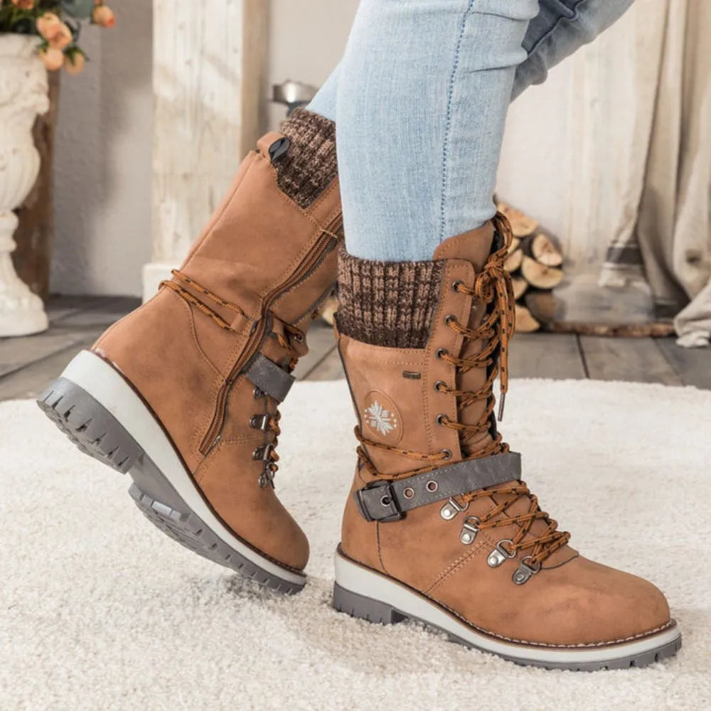 Louise | Botas de Invierno Ortopédicas para Mujeres - Cálidas - Elegantes - Estables-Zapatos - Mujer-VyFlair