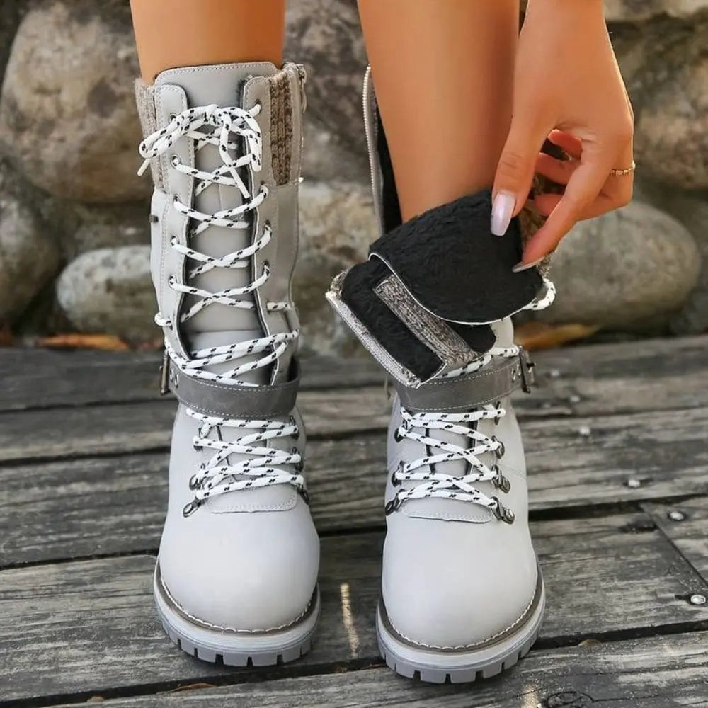 Louise | Botas de Invierno Ortopédicas para Mujeres - Cálidas - Elegantes - Estables-Zapatos - Mujer-VyFlair