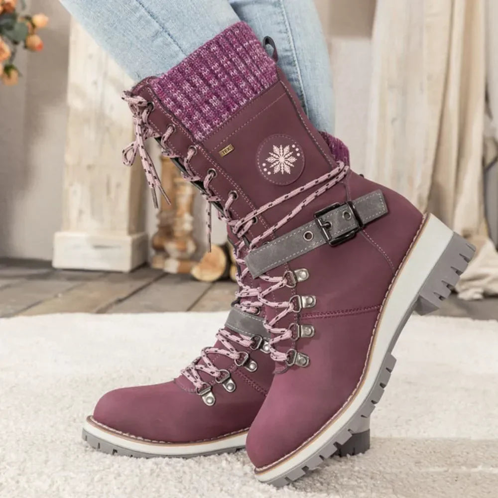 Louise | Botas de Invierno Ortopédicas para Mujeres - Cálidas - Elegantes - Estables-Zapatos - Mujer-VyFlair