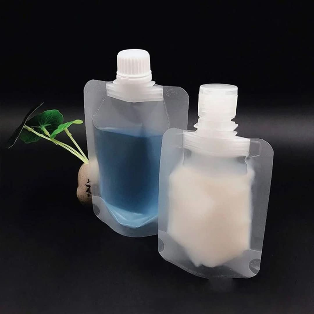 Portable Bag for Dispensing Travel Liquid