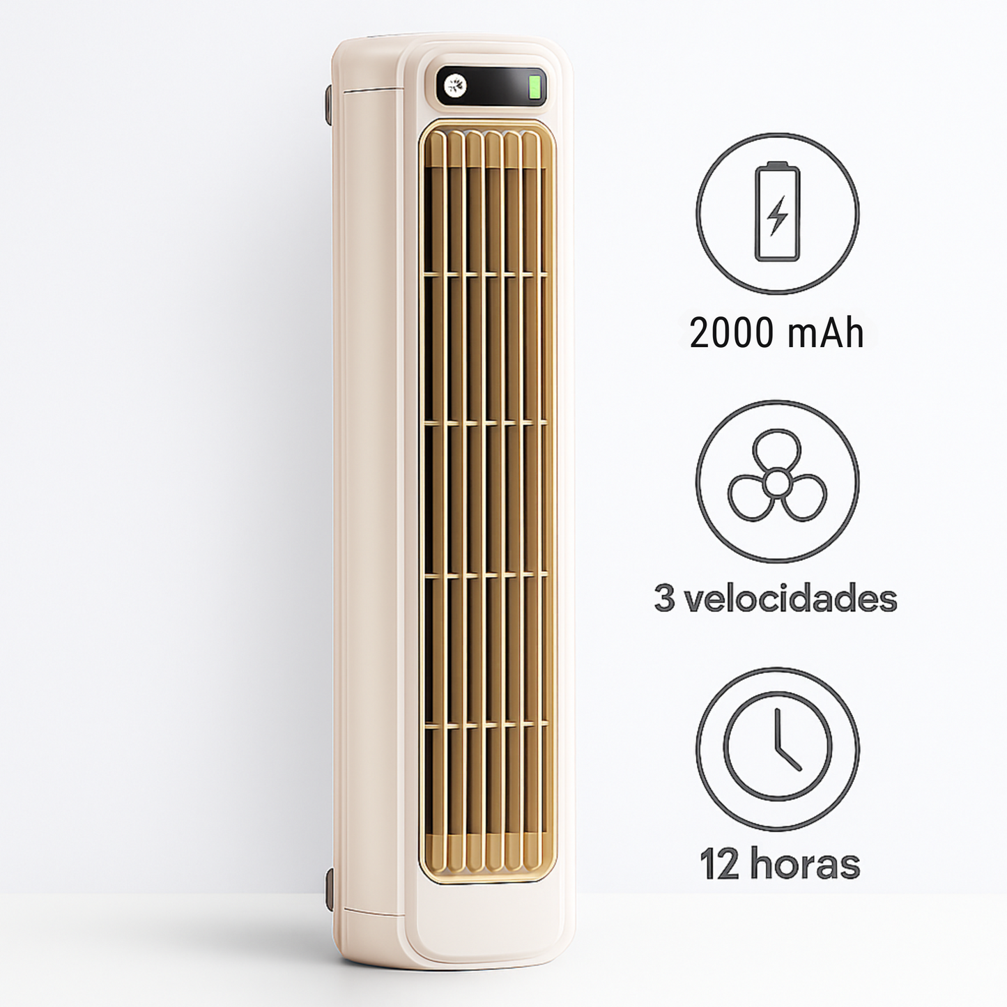 Aire Acondicionado Portátil de Pared 2000mAh