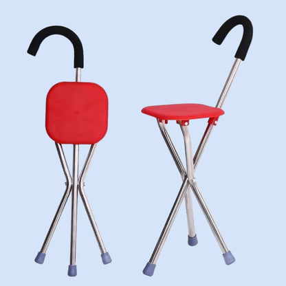 CrutchSeat Taburete Plegable para Muletas Portátil