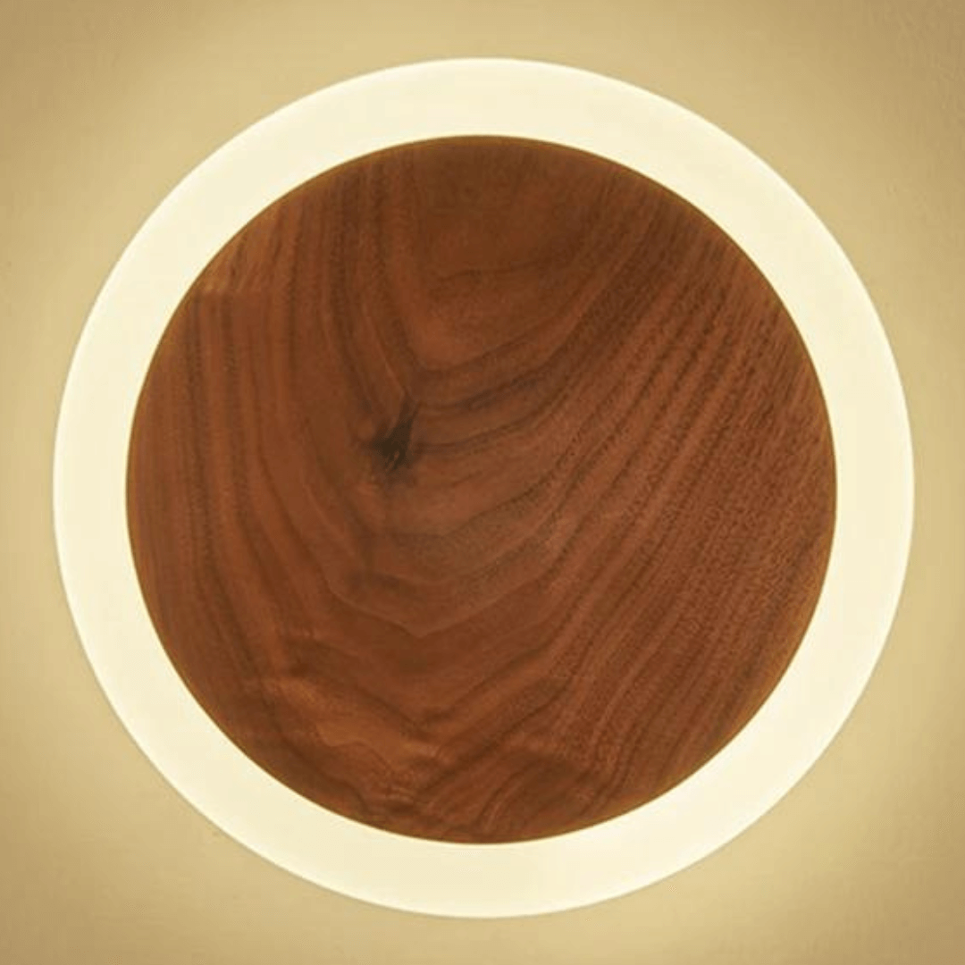 Nordic Walnut LED Wall Light