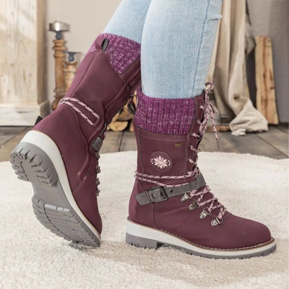 Louise | Botas de Invierno Ortopédicas para Mujeres - Cálidas - Elegantes - Estables-Zapatos - Mujer-VyFlair