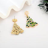Pendientes Navideños JollyGems – Colgantes Brillantes y Ligeros para Mujer