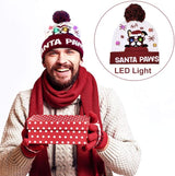 Czapka Świąteczna LED GlowDeer – Ciepła, Świąteczna i Jasna