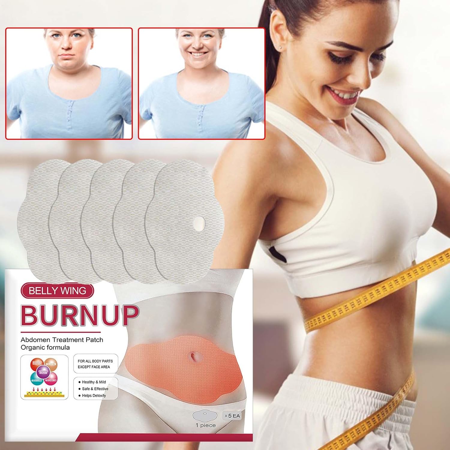 Parches Adelgazantes Naturales Reductores de Abdomen | Vyflair