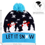 Czapka Świąteczna LED GlowDeer – Ciepła, Świąteczna i Jasna