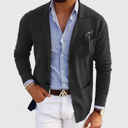 Blazer Casual de Poliéster para Hombre