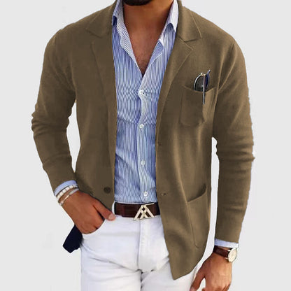 Blazer Casual de Poliéster para Hombre