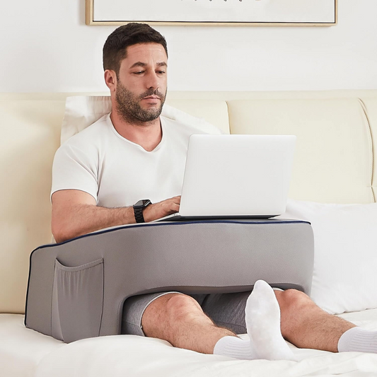 Almohada de Lectura para el Regazo Escritorio para Portátil en la Cama