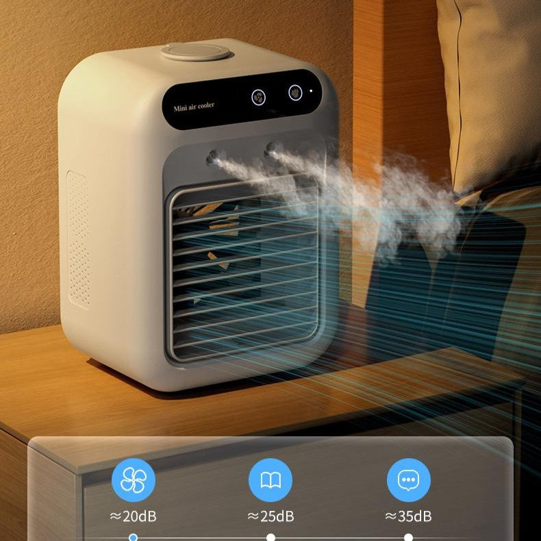 Ventilador Enfriador de Aire Portátil Mini Silencioso
