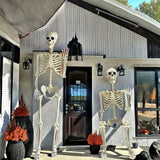 Esqueleto Gigante 12 Pies Halloween Exterior Posable