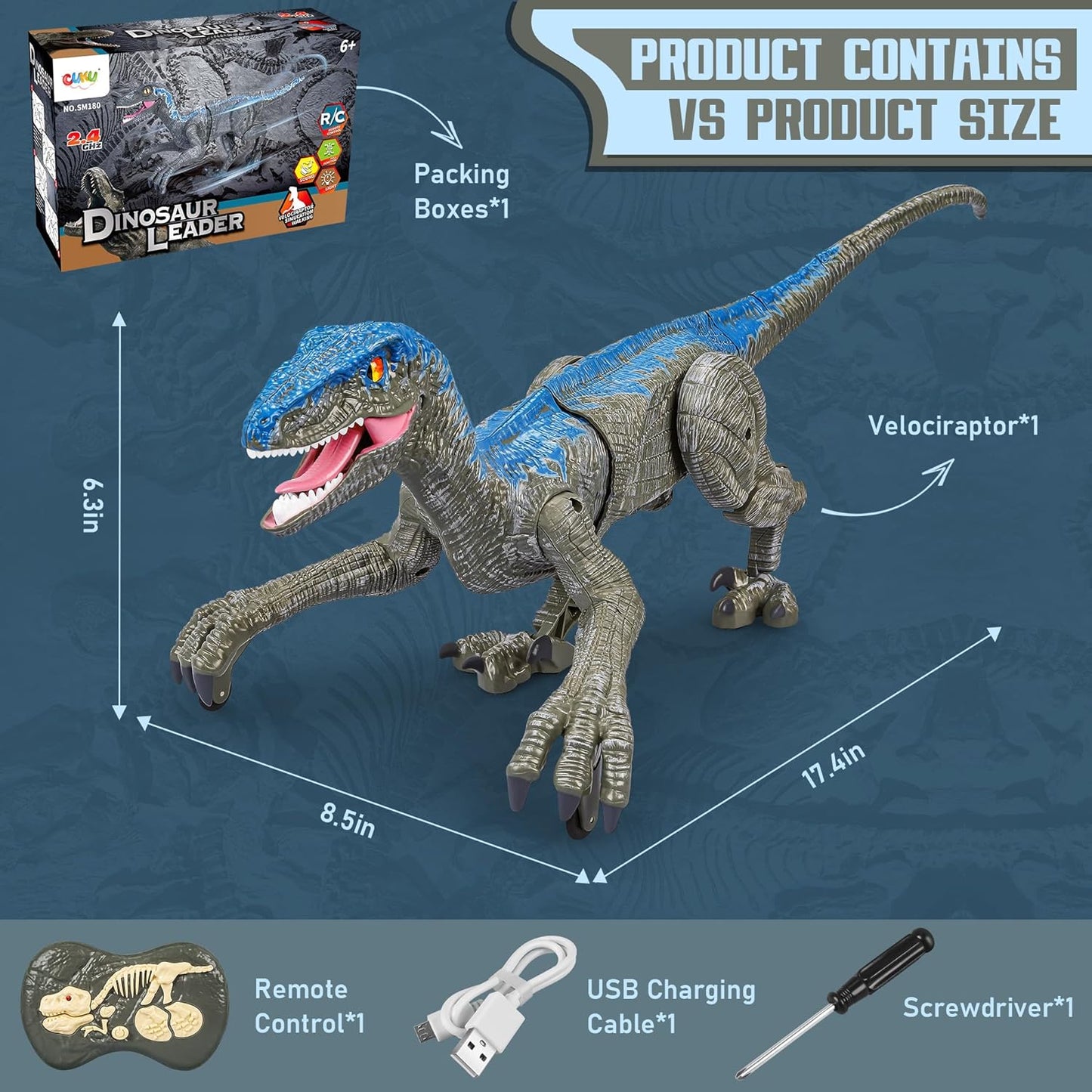 Dinosaurio a Control Remoto