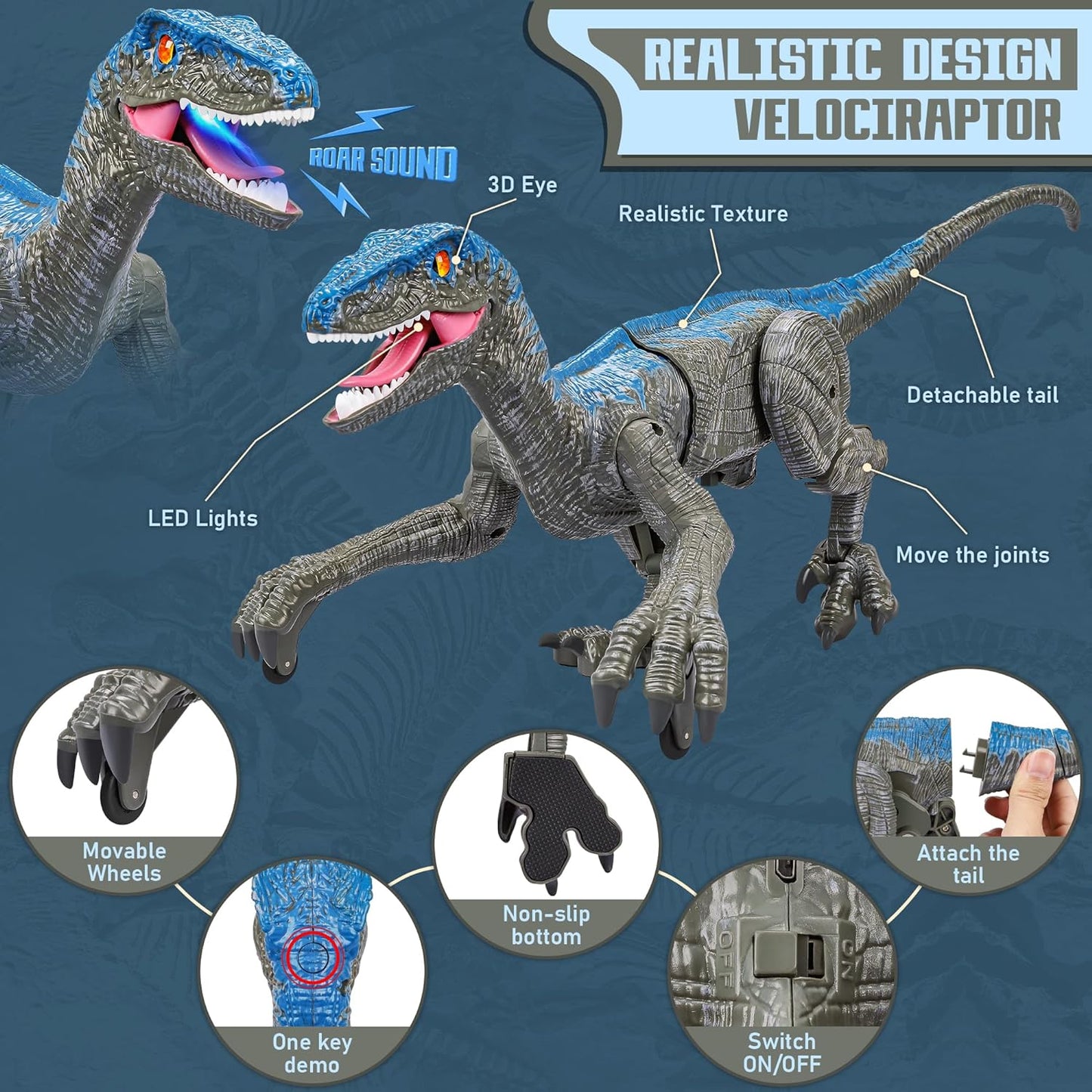 Dinosaurio a Control Remoto