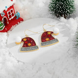 Pendientes Navideños JollyGems – Colgantes Brillantes y Ligeros para Mujer