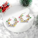 Pendientes Navideños JollyGems – Colgantes Brillantes y Ligeros para Mujer