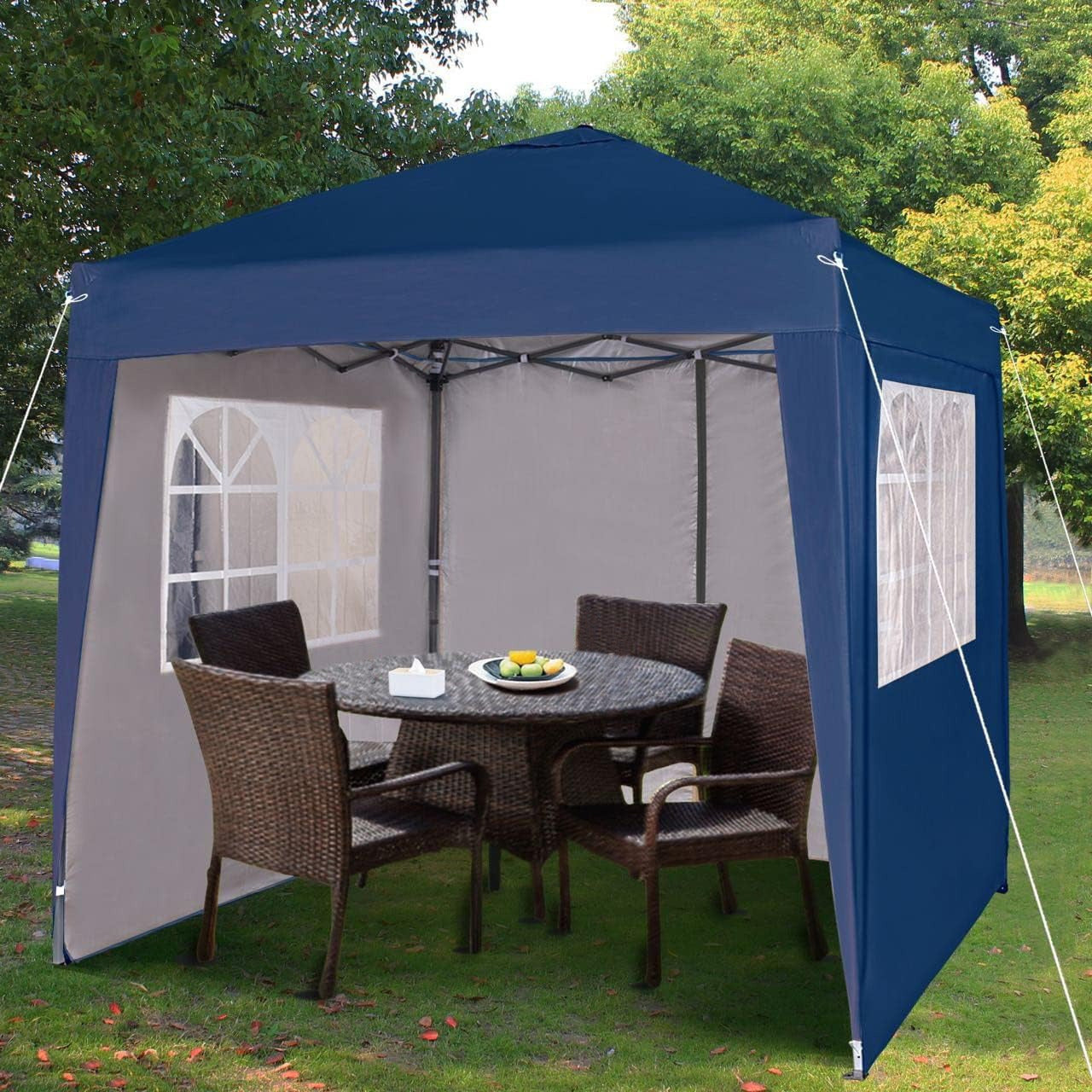 Carpa Gazebo Impermeable Exterior - Paneles Laterales Removibles