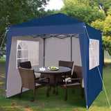 Carpa Gazebo Exterior Impermeable con Paneles Laterales