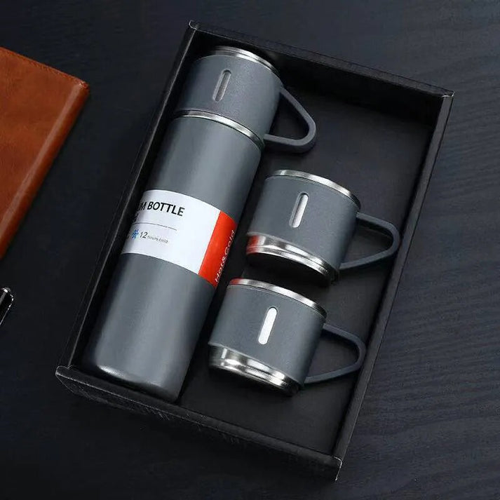 BrewPair Juego Termo y Taza Acero Inoxidable