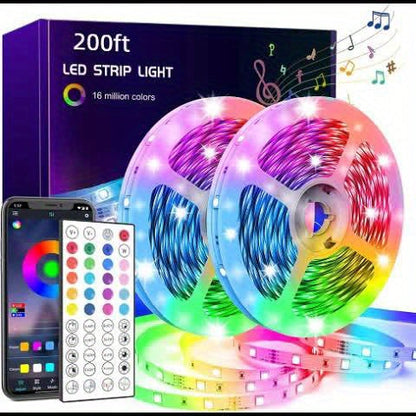 Luces LED 300ft Cambio de Color con Música