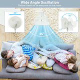 Ventilador de Pie 9" Oscilante - Altura y Velocidades Ajustables - Flujo Silencioso