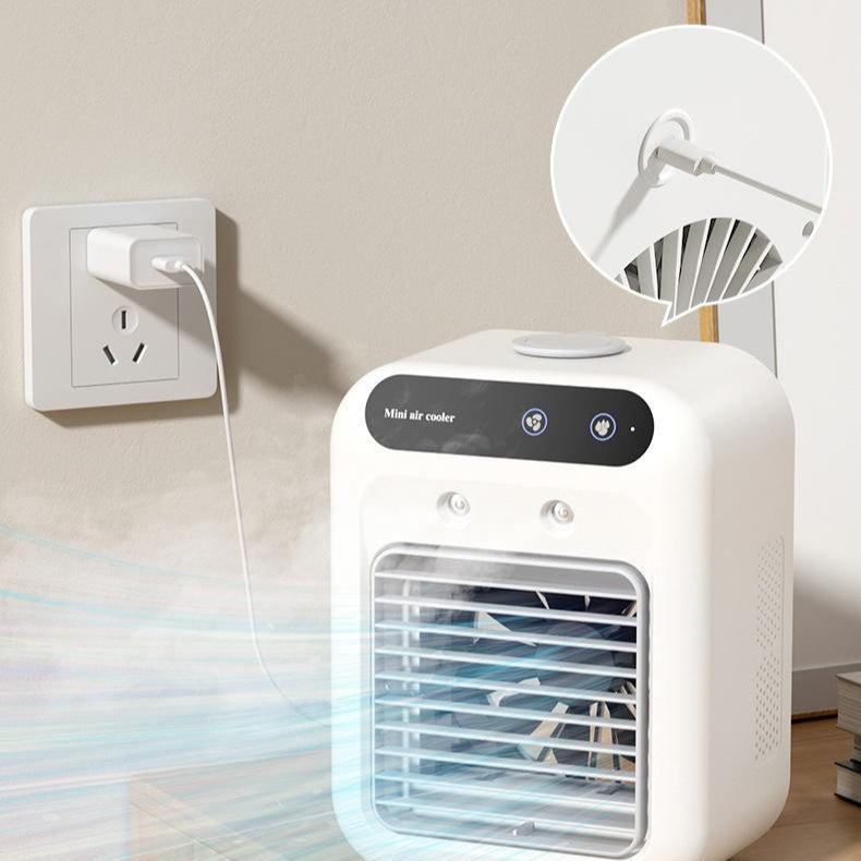 Ventilador Enfriador de Aire Portátil Mini Silencioso