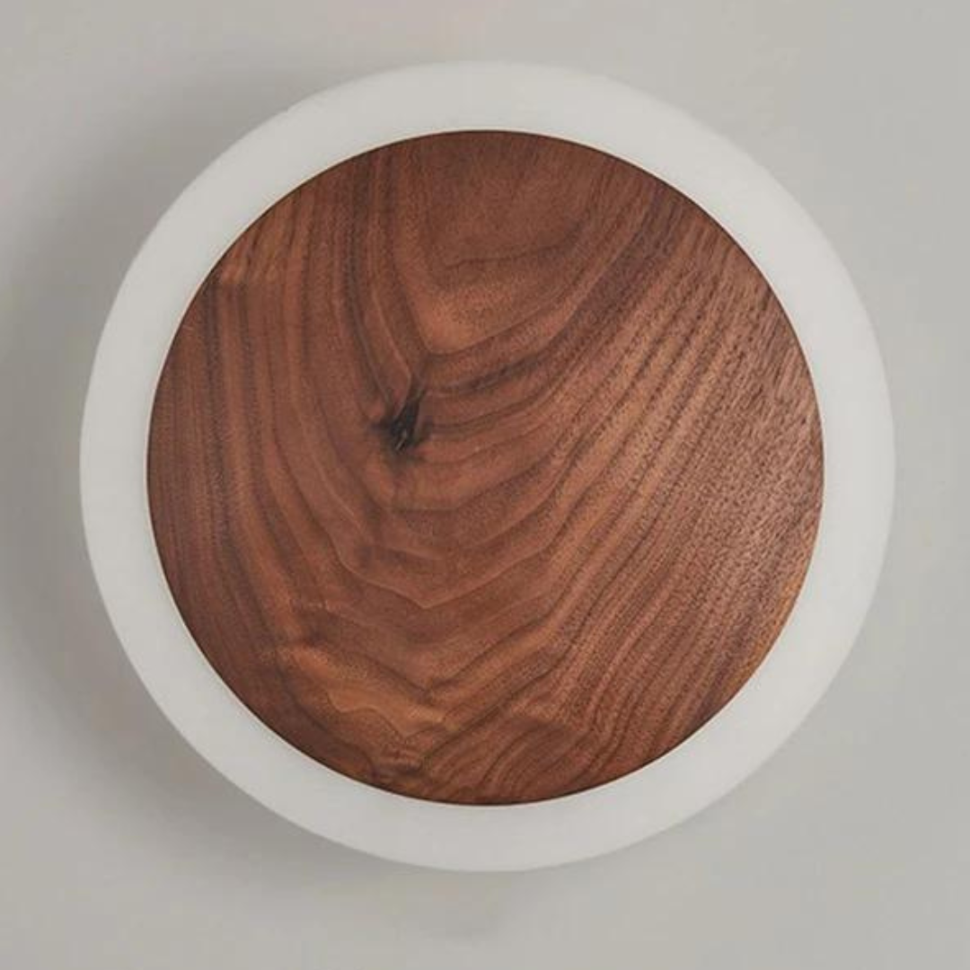 Nordic Walnut LED Wall Light