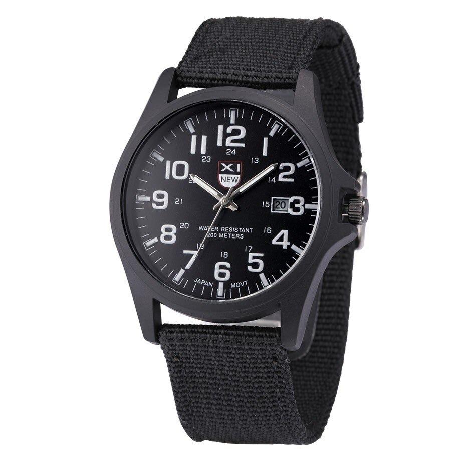 Reloj Militar Analógico Impermeable Estilo Táctico