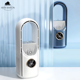 Airevo Enfriador de Aire - Ventilador USB Sin Aspas - 6 Niveles - Silencioso - Temporizador - Humidificación