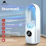 Airevo Enfriador de Aire - Ventilador USB Sin Aspas - 6 Niveles - Silencioso - Temporizador - Humidificación