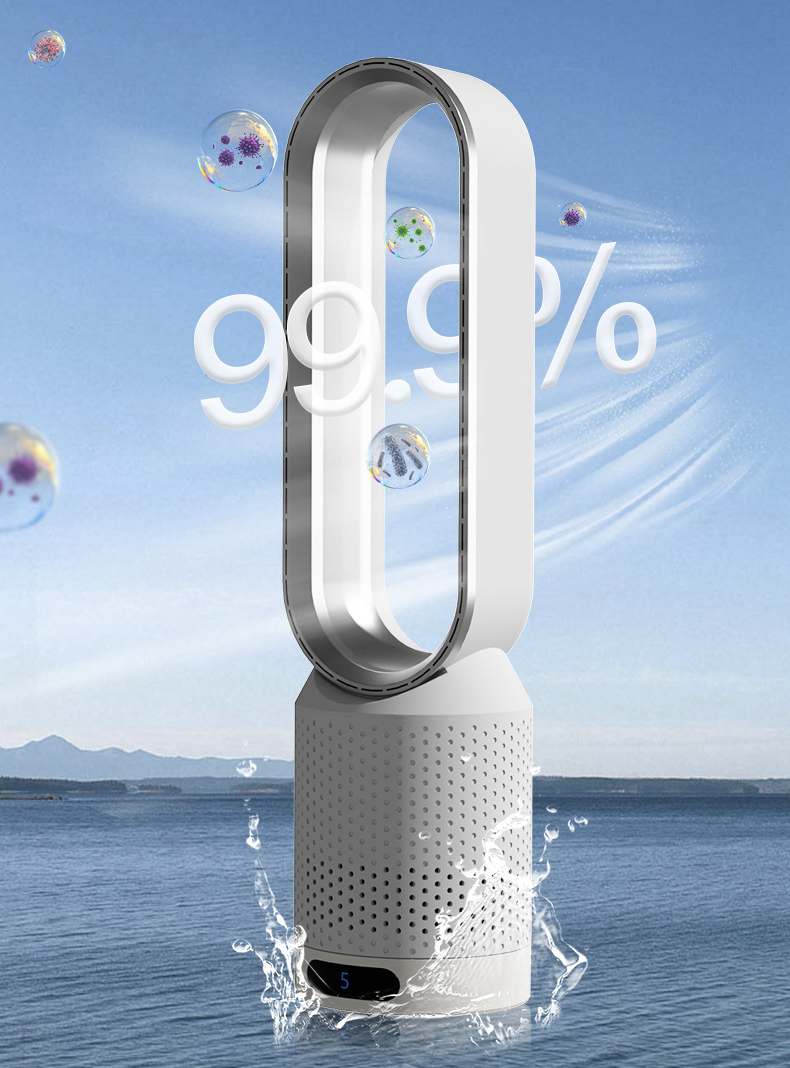 Airpure Enfriador de aire 3 en 1 - Purificador - Oscilación - Toque LED