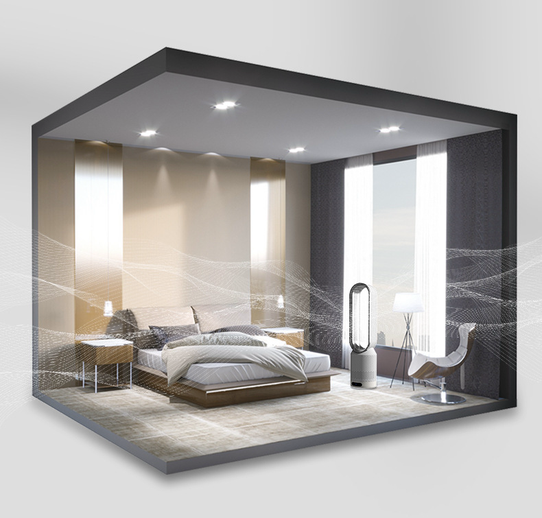 Airpure Enfriador de aire 3 en 1 - Purificador - Oscilación - Toque LED