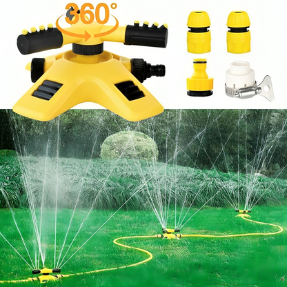 Aspersor de Césped 360° - Riego Uniforme - Uso Jardín