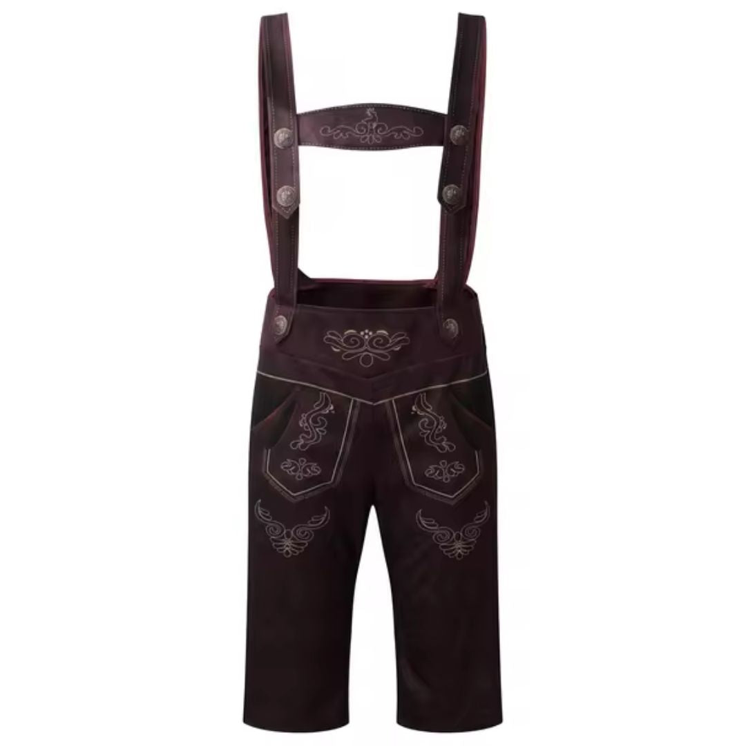 Traje Herre - Dirndl Bordado - Tejido Resistente para Oktoberfest - Fiesta Tradicional